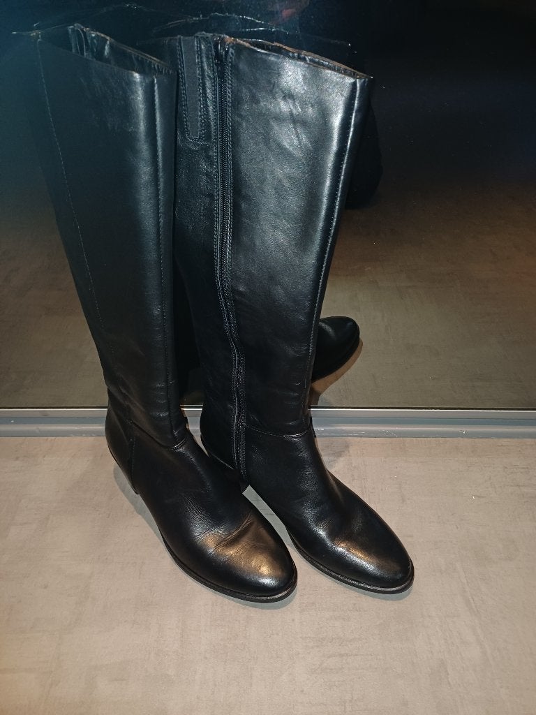 dames  knielaars zwart maat 41, Kleding | Dames, Hoge laarzen, Zwart, Nieuw, Lamica
