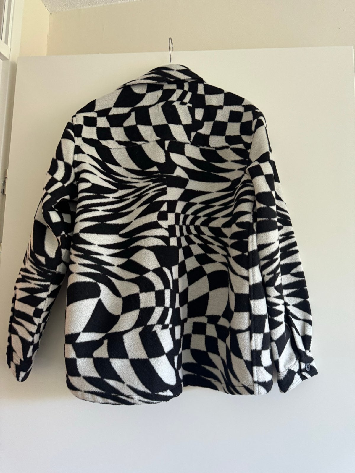 Zara Shacket Zwart Wit Geruit Maat M, Ophalen of Verzenden, Zo goed als nieuw, Maat 38/40 (M), Zwart