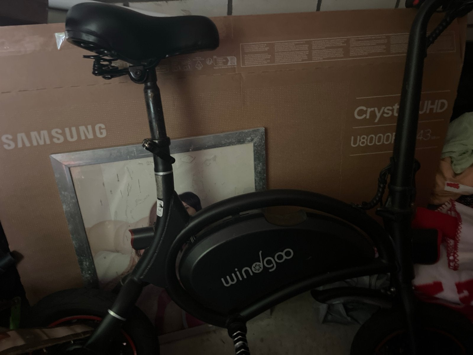 Windgoo opvouwbare elektrische fiets, Gebruikt, Minder dan 47 cm, 30 tot 50 km per accu, Ophalen