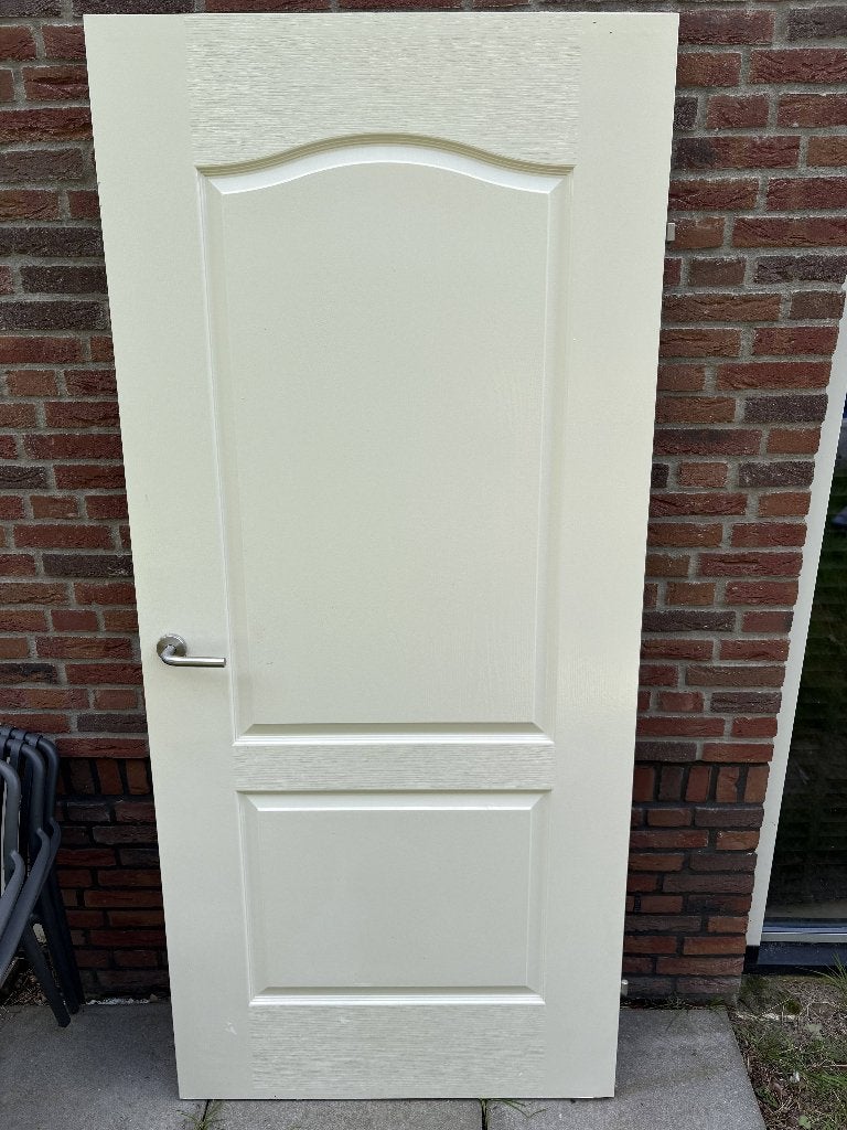 Binnendeur Opdek Links Draaiend (+/- 211 CM bij +/- 93 CM ), Ophalen, Gebruikt, 80 tot 100 cm, Binnendeur