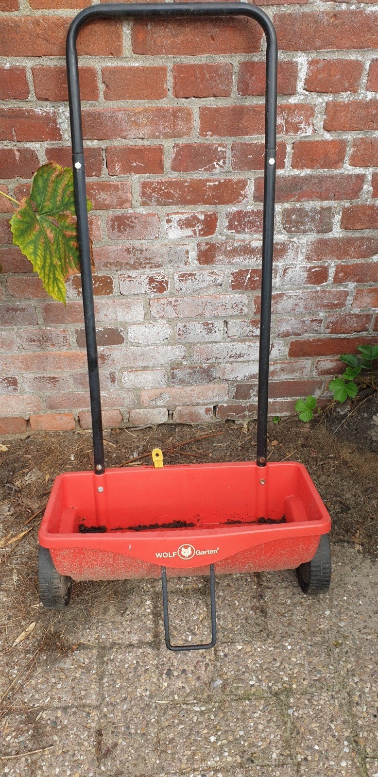 gratis Wolf garten strooiwagen, Tuin en Terras, Ophalen, Gebruikt
