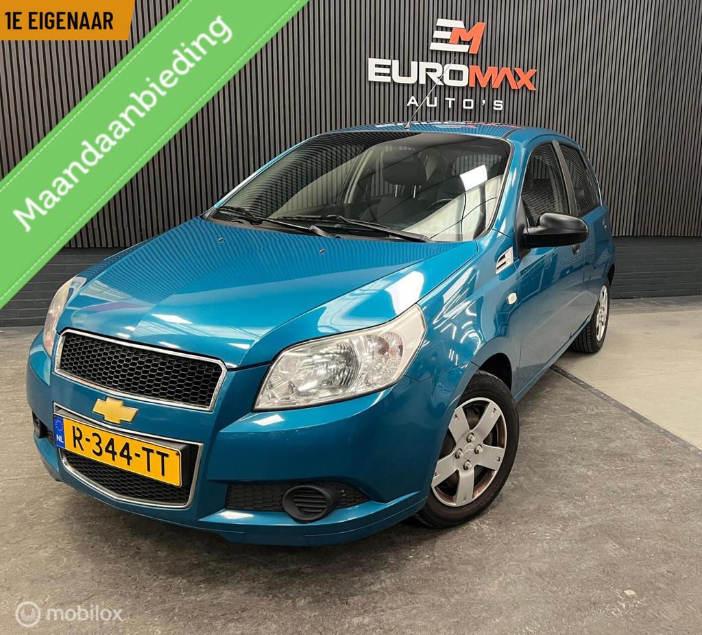 Chevrolet Aveo 1.2 16V L 1e Eigenaar - Goed onderhouden, Auto's, Voorwielaandrijving, Stof, 4 cilinders, Bedrijf