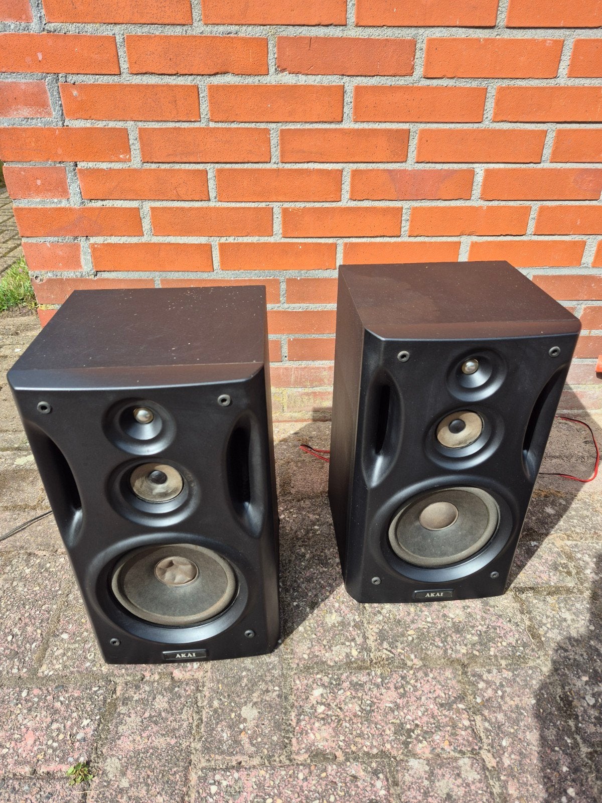 akai speakers 70W, Ophalen, Gebruikt, 60 tot 120 watt, Overige merken