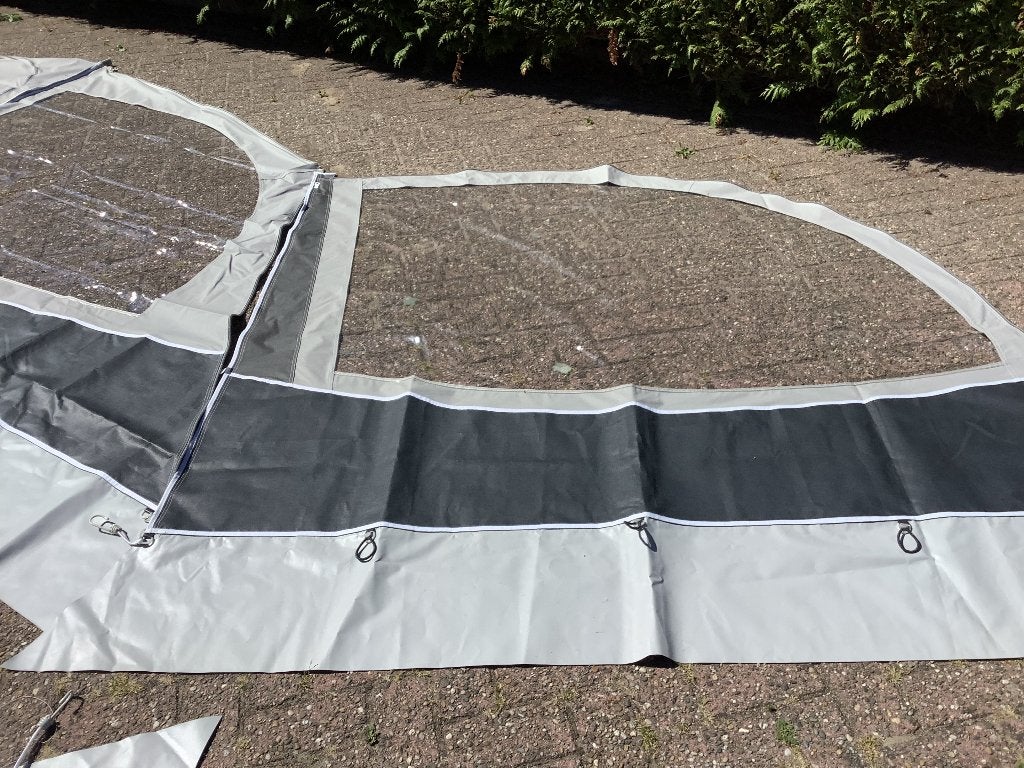 Voortent Kip Compakt, Ophalen, Zo goed als nieuw, Ten Cate All Season 240g/m2, Overige merken
