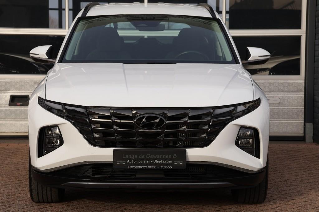 Hyundai TUCSON 1.6 T-GDI 48V-Hybri ,navi, camera, 42192 km, Auto's, Gebruikt, 4 cilinders, 1650 kg, Wit