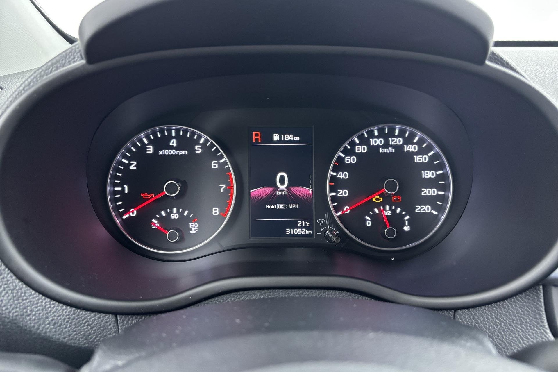 Kia Picanto 1.0 DPi DynamicLine Stijlvol in het zwart en kla, Voorwielaandrijving, Stof, Gebruikt, Euro 6