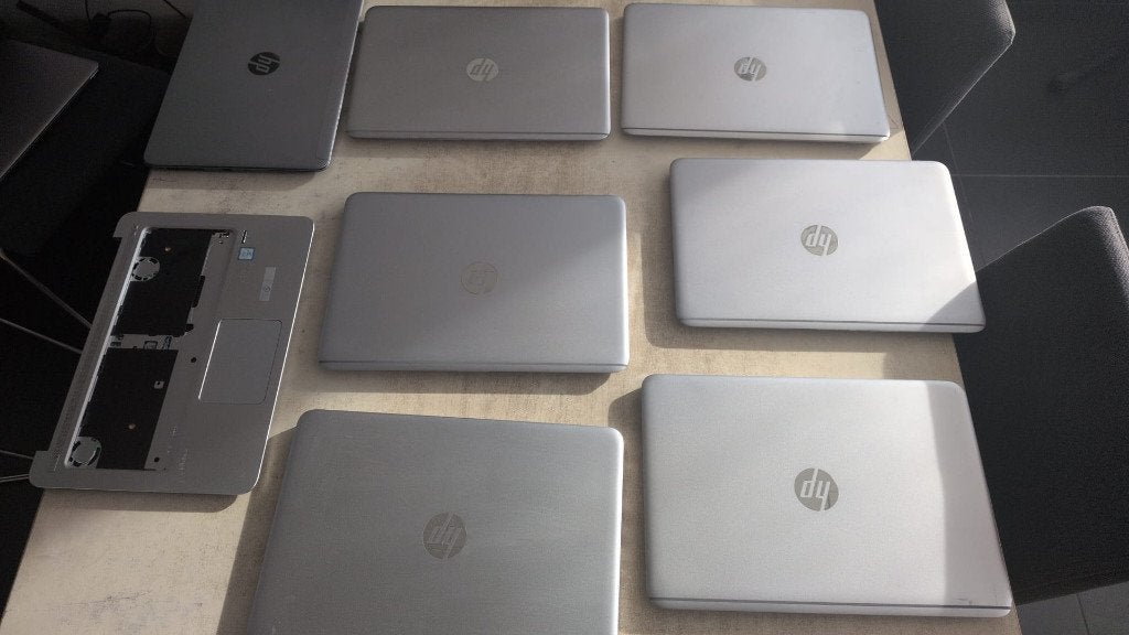 Partij 8x HP EliteBook (7x 1040 G3 + 1x Folio G1) Onderdelen, Ophalen, Hp, 2 tot 3 Ghz, 8 GB
