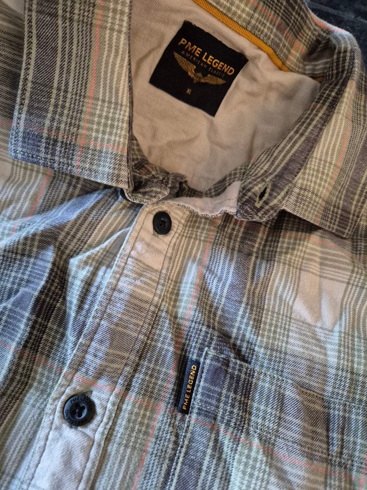 Pme Legend Pall Mall blouse overhemd geblokt maat XL, Kleding | Heren, Overhemden, Verzenden, ., Zo goed als nieuw, .