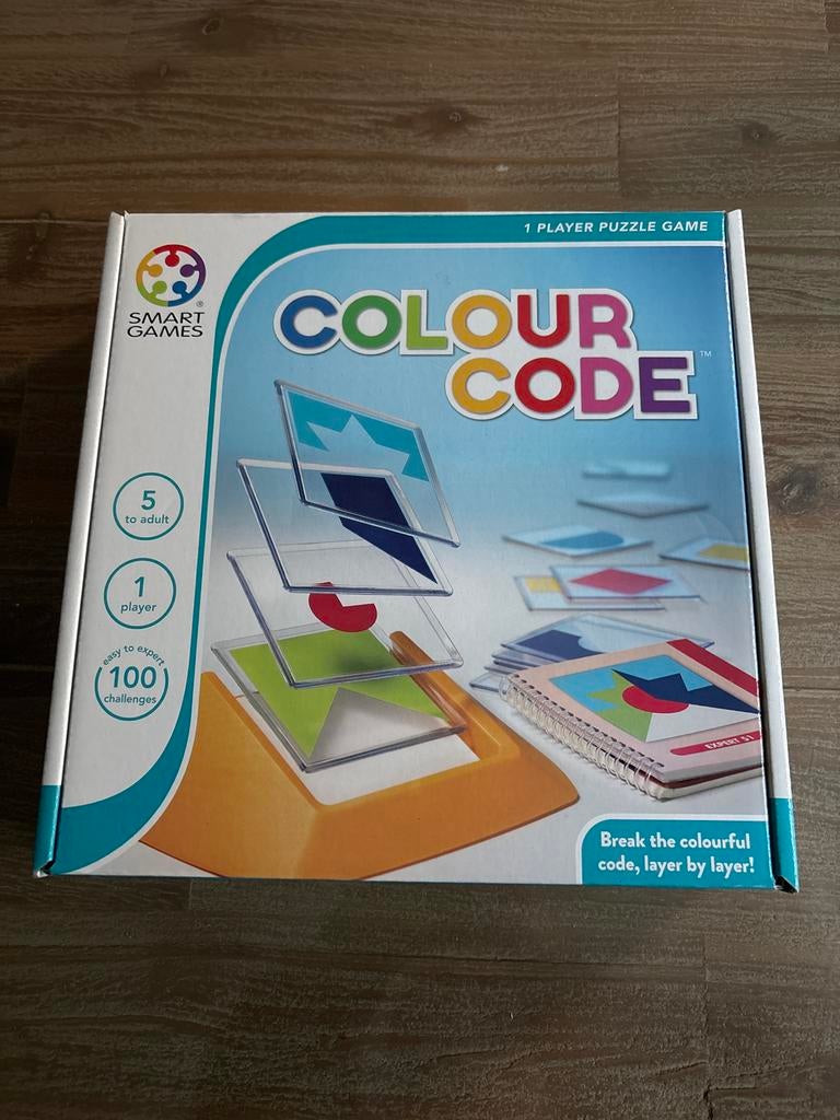 SmartGames Colour Code Puzzelspel - 100 Uitdagingen, Ophalen of Verzenden, Minder dan 500 stukjes, Zo goed als nieuw, Overige typen