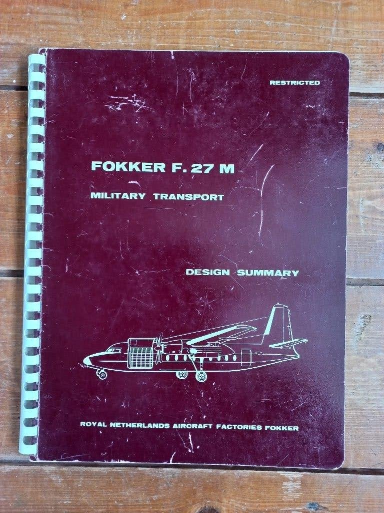 Fokker F 27 M (militaire versie), Ophalen of Verzenden, Gebruikt, Boek of Tijdschrift