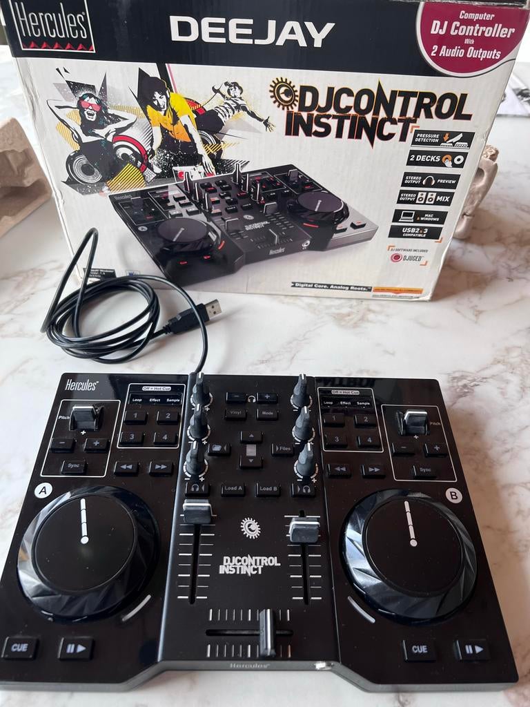 Hercules DJControl Instinct DJ Controller, Muziek en Instrumenten, Dj-sets en Draaitafels, Ophalen, Zo goed als nieuw, Dj-set