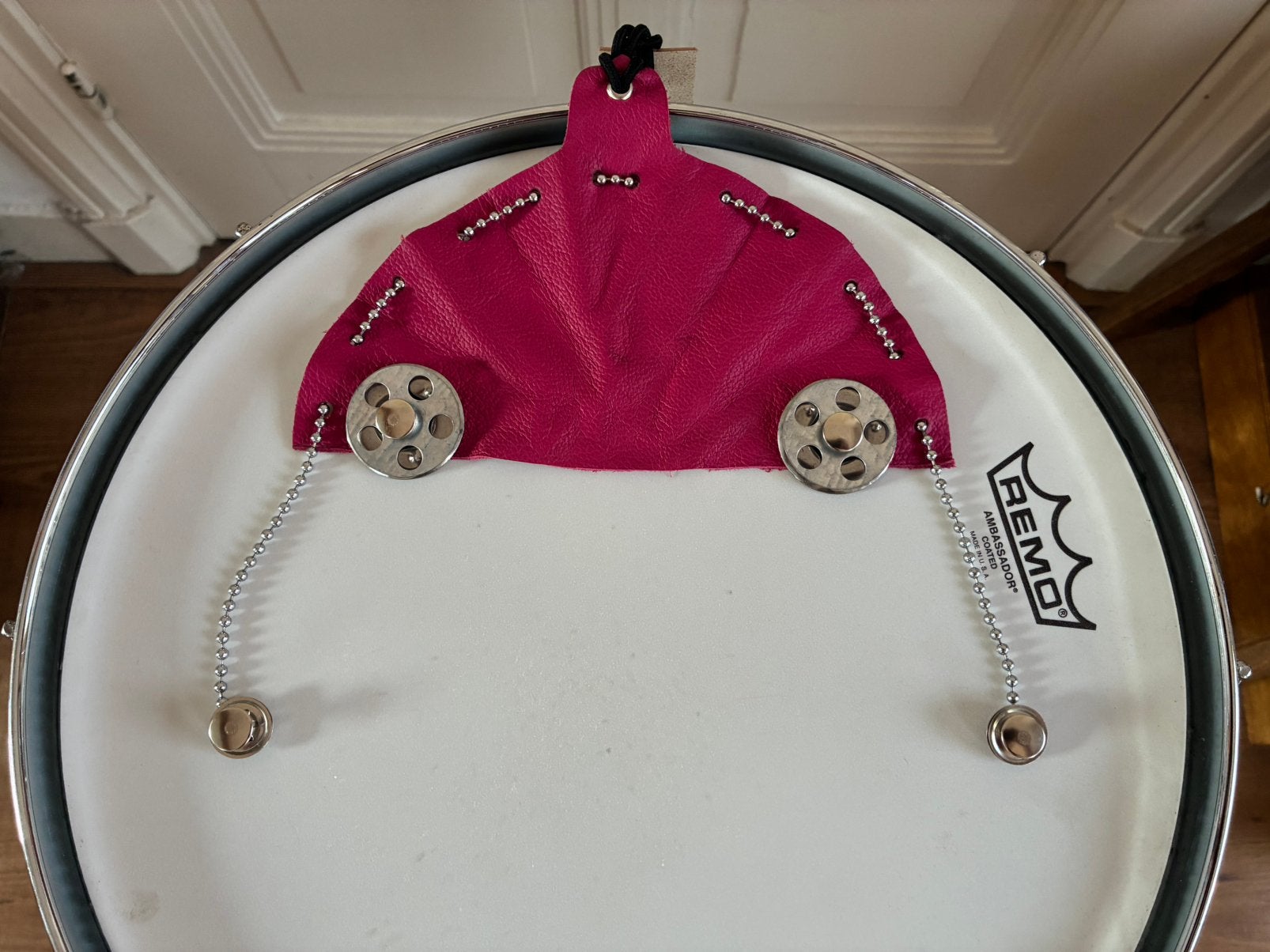 Snare Drum Demper met Jingle /Chain Effect Evt Ook Voor Toms, Gebruikt, Verzenden, NL, Melodische percussie