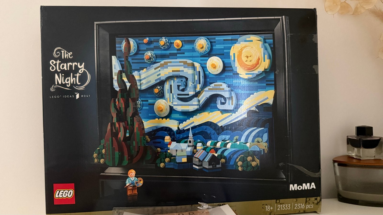 Lego Ideas 21333 De Sterrennacht van Vincent van Gogh, Ophalen, Lego, Inclusief doos, Complete set