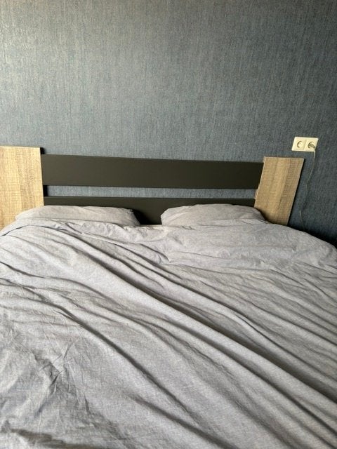 Tweepersoonsbed, Ophalen, Gebruikt, Tweepersoons, 200 cm