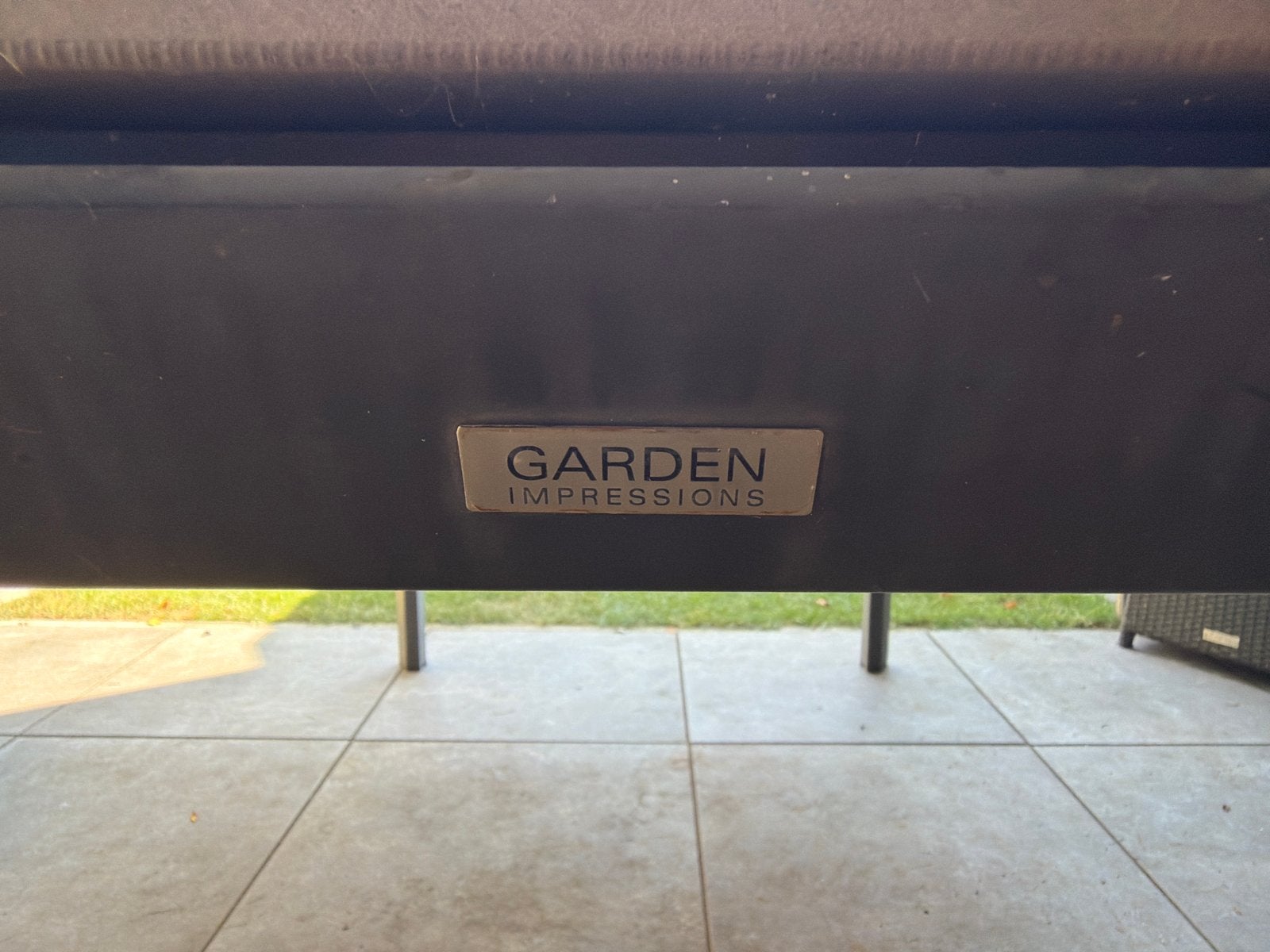 Tuin Impressions tuintafel - Gebruikt, Ophalen, Gebruikt, Rechthoekig, Metaal