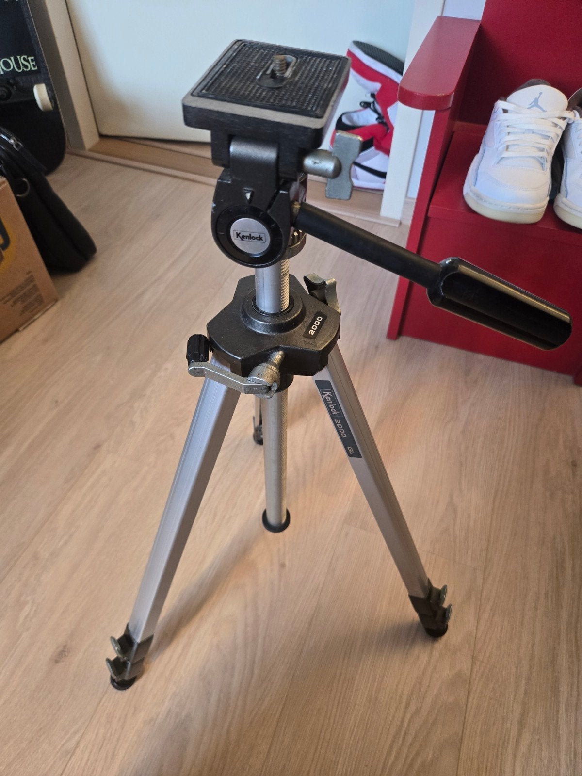 Vintage Kenlock 2000 GL Statief (Aluminum), 125 tot 150 cm, Gebruikt, Overige merken, 3-assige stabilisatie
