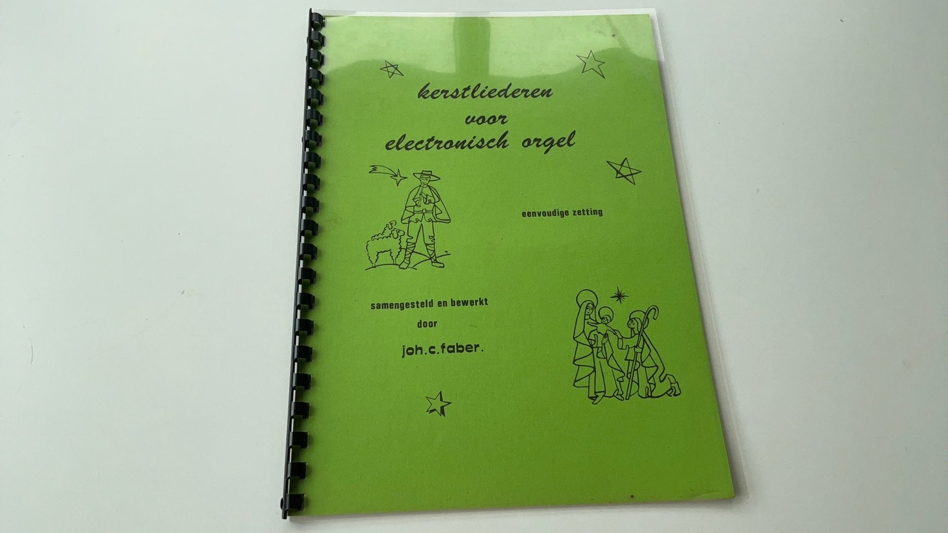 Orgelboek,Joh.c.faber kerstliederen beginners eenvoudig, Muziek en Instrumenten, Orgel, Klassiek, Les of Cursus, Ophalen of Verzenden