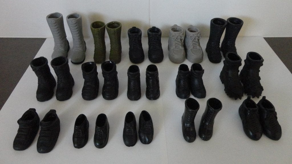 Vintage Action Man/ Barbie Laarzen Schoenen, Ophalen of Verzenden, Gebruikt