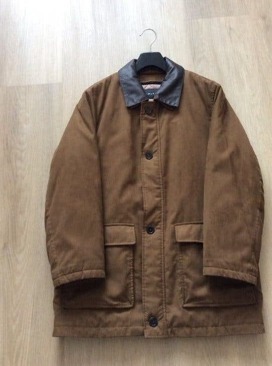 Winterjas, heren, maat 52, Kleding | Heren, Ophalen of Verzenden, Zo goed als nieuw, Maat 52/54 (L), Bruin