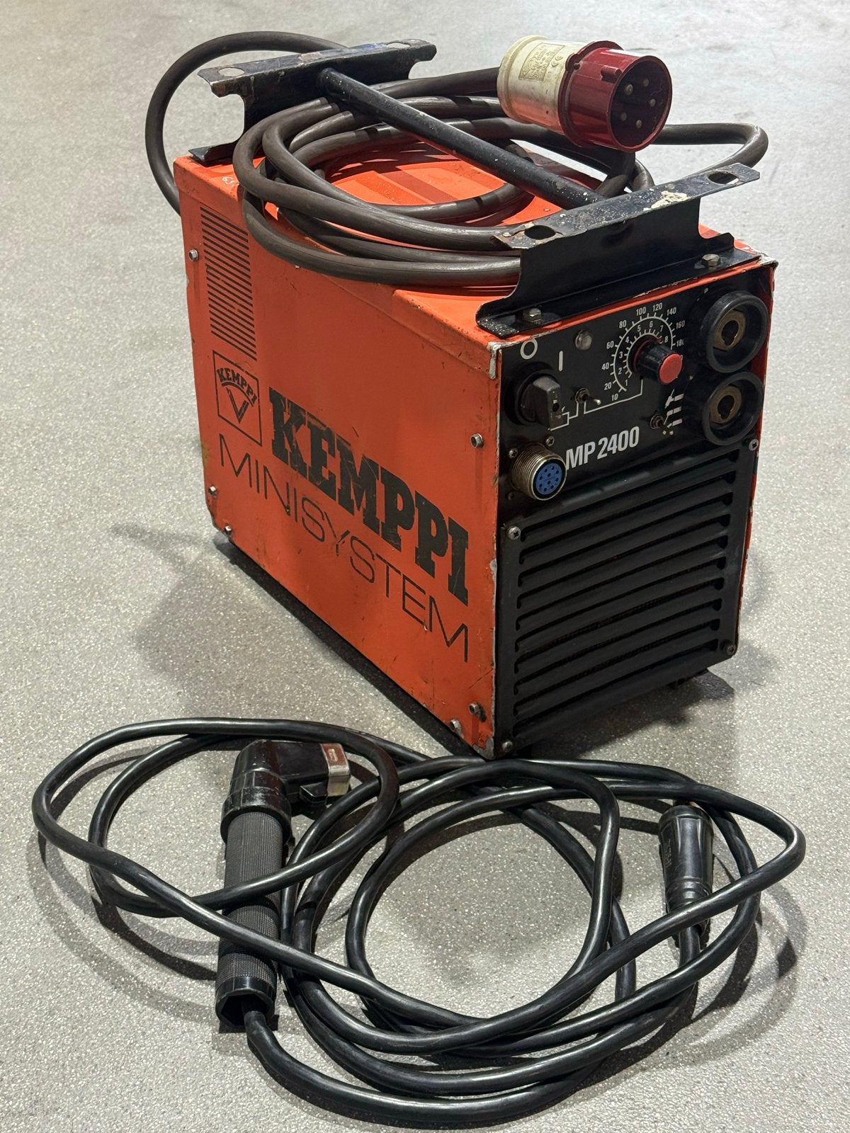 Kemppi Minisystem MP 2400 Lasapparaat, Ophalen of Verzenden, Gebruikt, 150 tot 250 ampère, Inverter