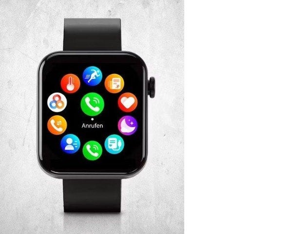 Kendox LifeTracker Smartwatch & Fitnesshorloge, Ophalen, Hartslag, Zwart, Nieuw