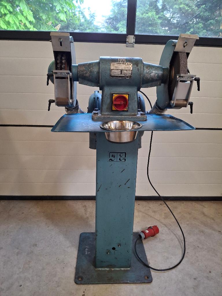 ARBOGA EPW 310 met slijpschijf en staalborstel., Doe-het-zelf en Verbouw, Gereedschap | Slijpmachines, Ophalen, Gebruikt, 1000 watt of meer