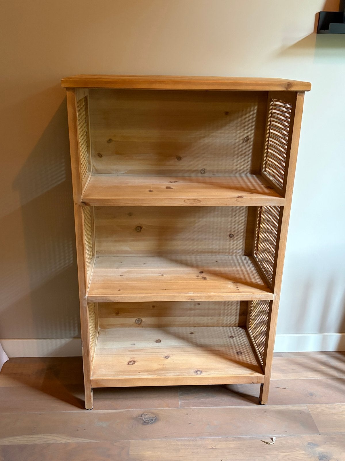 Webbing (rotan) Boekenkast Bandung - 73x35x120 cm, Ophalen, Met plank(en), Gebruikt, 100 tot 150 cm