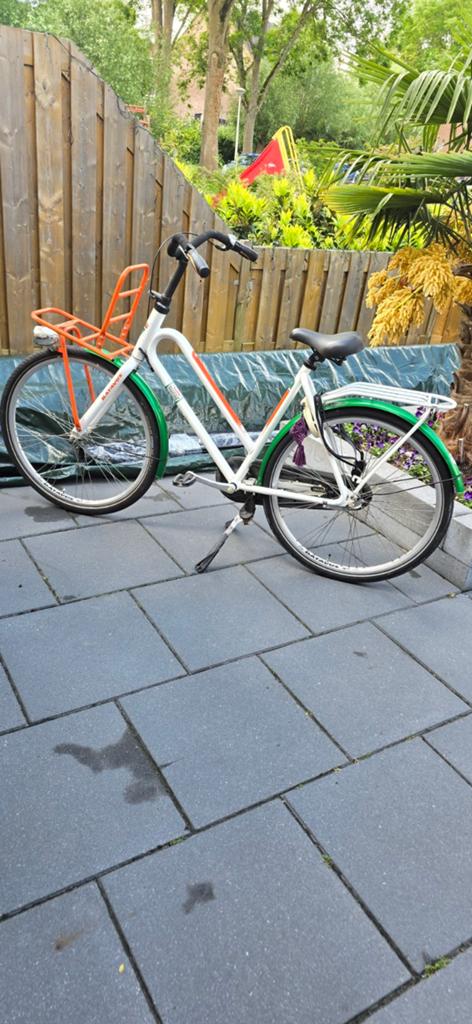 Batavus Postcodeloterij fiets - nagekeken en nieuwe band, Ophalen, Gebruikt, Terugtraprem, Batavus