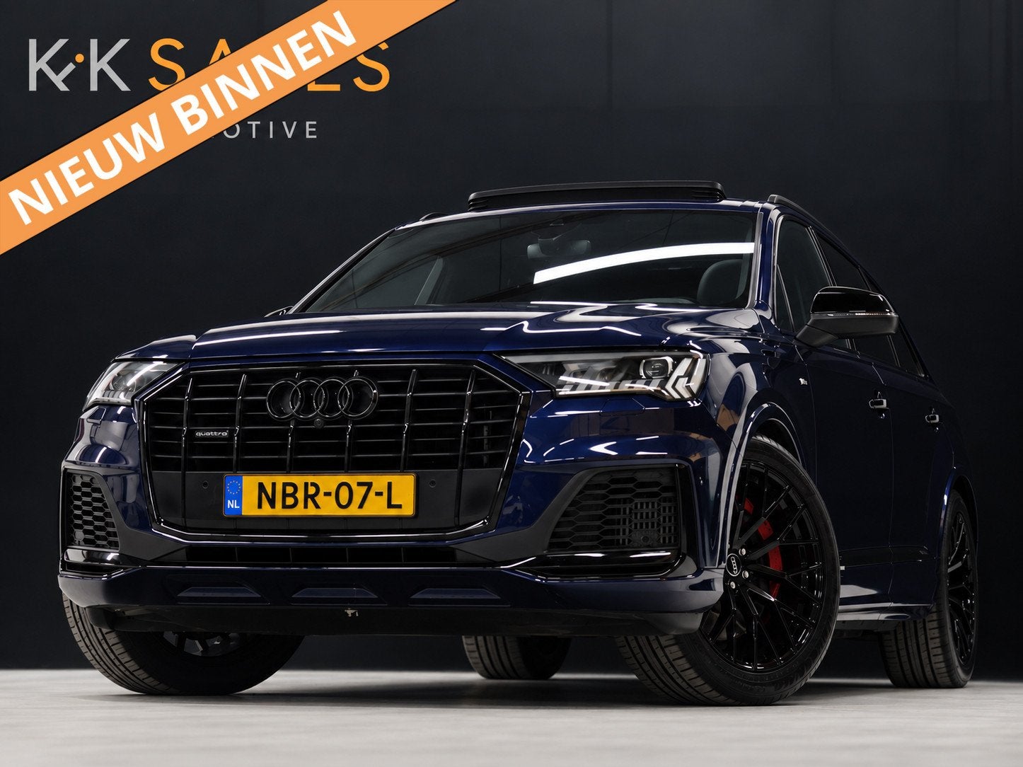 Audi Q7 60 TFSI e quattro Competition [S-LINE, SCHUIFKANTELD, Auto's, Automaat, Dealer onderhouden, Gebruikt, Zwart