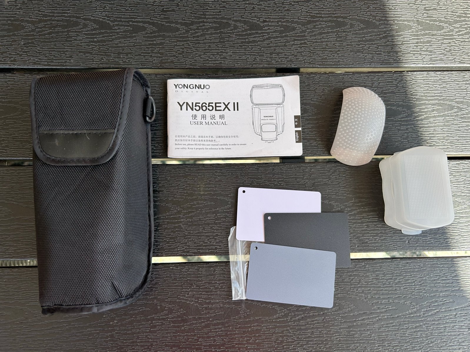 Yongnuo YN565EXII Speedlite Flitser - Nieuwstaat, Yongnuo, Diffuser, Externe flitser, Nieuw