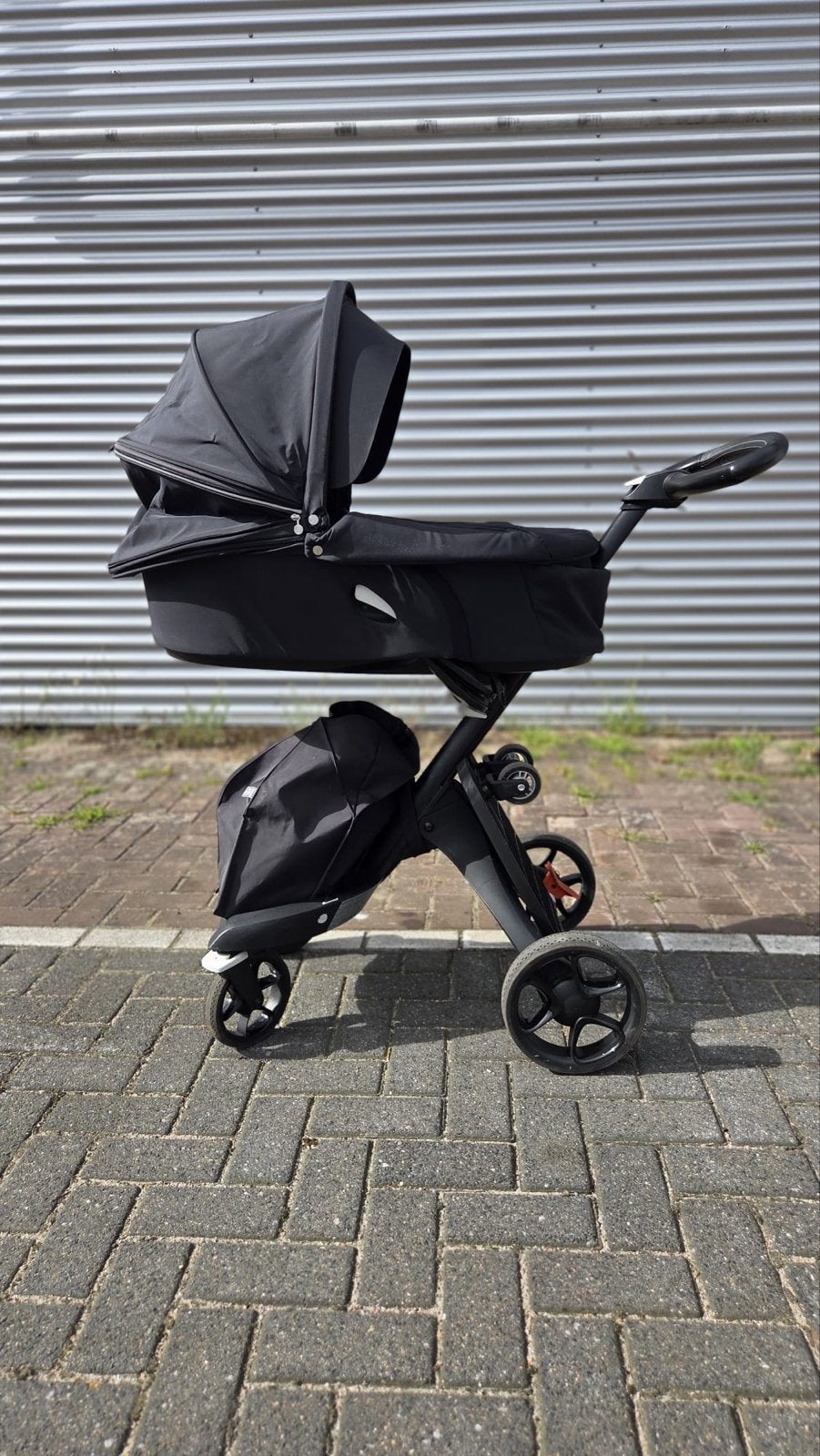 Stokke Xplory X Combiwagen met Reiswieg ZGAN, Kinderen en Baby's, Kinderwagens en Combinaties, Zo goed als nieuw, Combiwagen, Met reiswieg