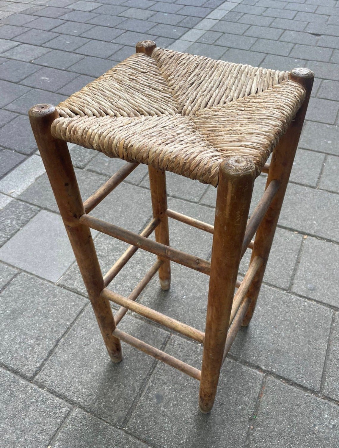 Barkruk, Ophalen, Zo goed als nieuw, Hout