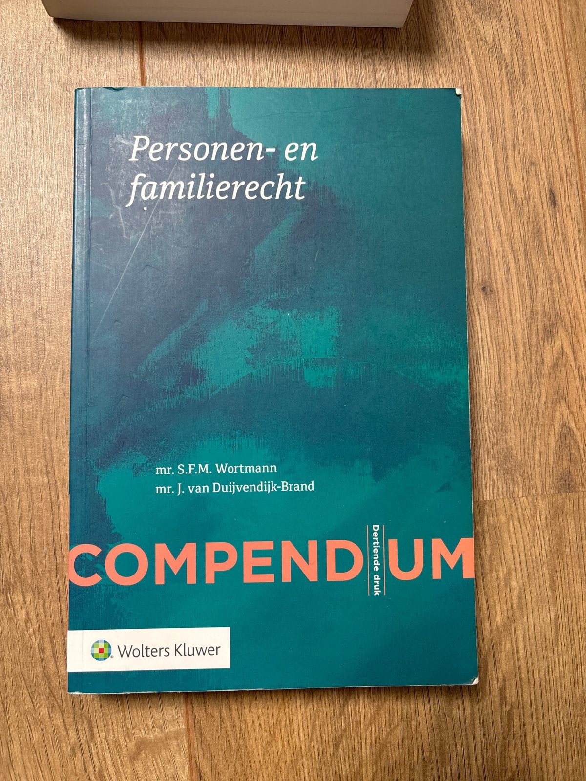 Compendium Personen- en familierecht - 33e druk, Ophalen of Verzenden, Gamma, Zo goed als nieuw, WO