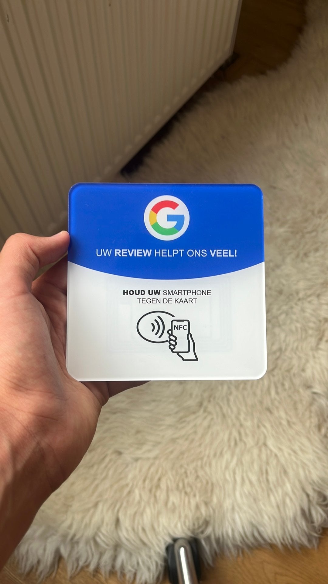 Google review kaart (nfc), Ophalen of Verzenden, Nieuw, Overige typen