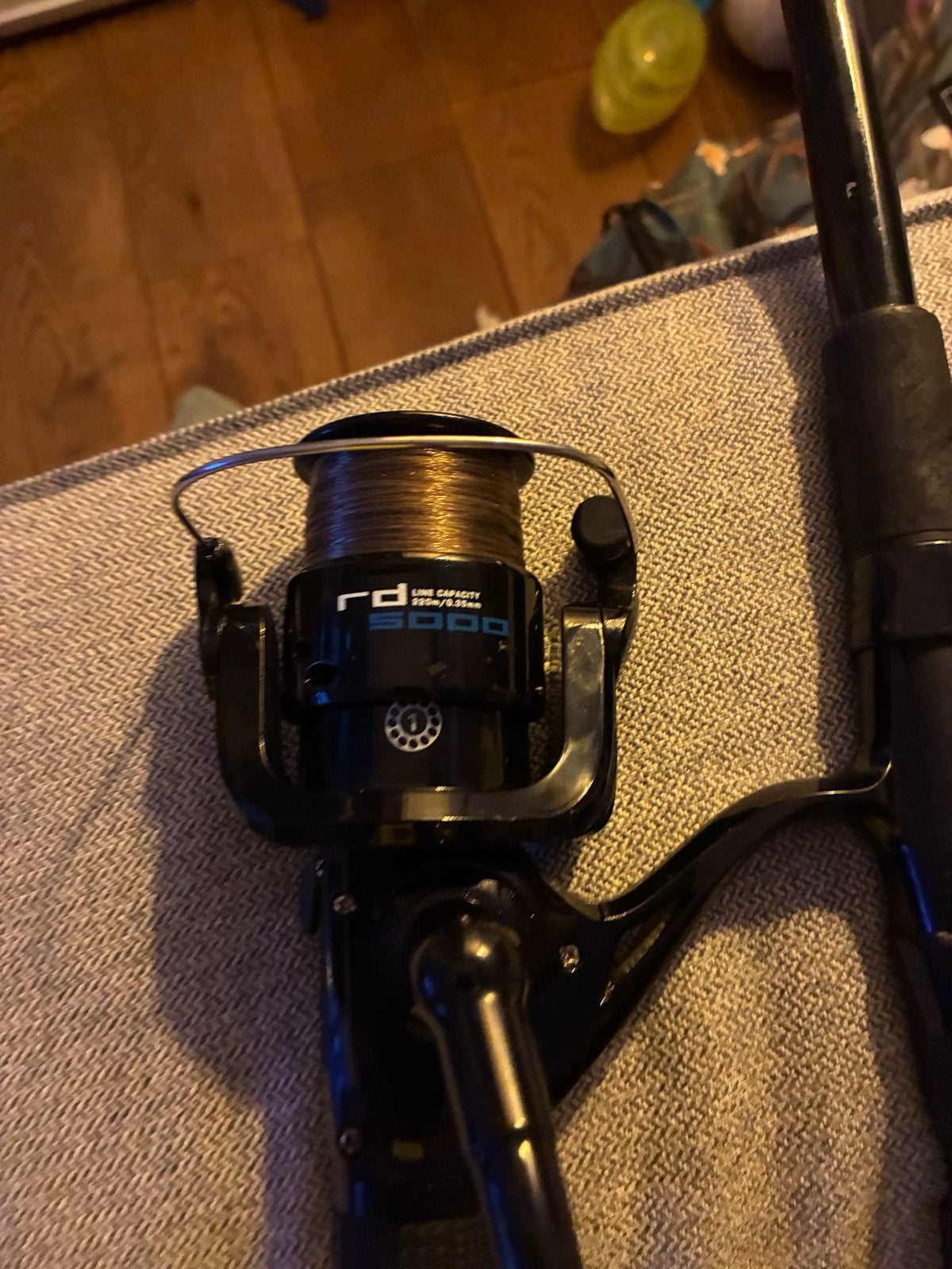 Karper hengel van Mitchel 40 euro, Watersport en Boten, Hengelsport | Karpervissen, Ophalen, Zo goed als nieuw, Werphengel
