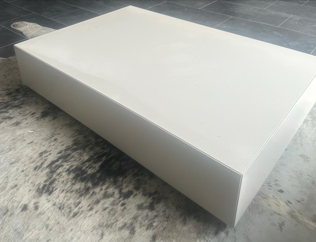 Blok salontafel 120x80 met opbergruimte GRATIS af te halen, Huis en Inrichting, Tafels | Salontafels, Ophalen, Overige materialen