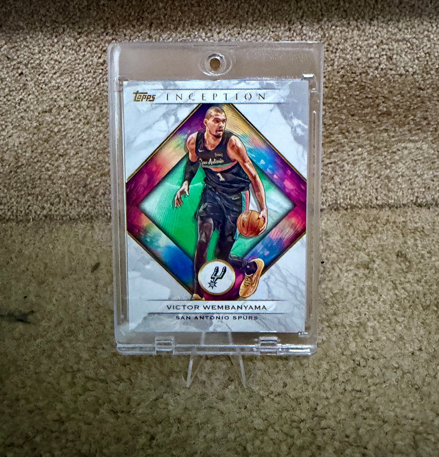 Topps Inception Victor Wembanyama NBA card kaart basketball, Hobby en Vrije tijd, Stickers en Plaatjes, Ophalen of Verzenden, Zo goed als nieuw