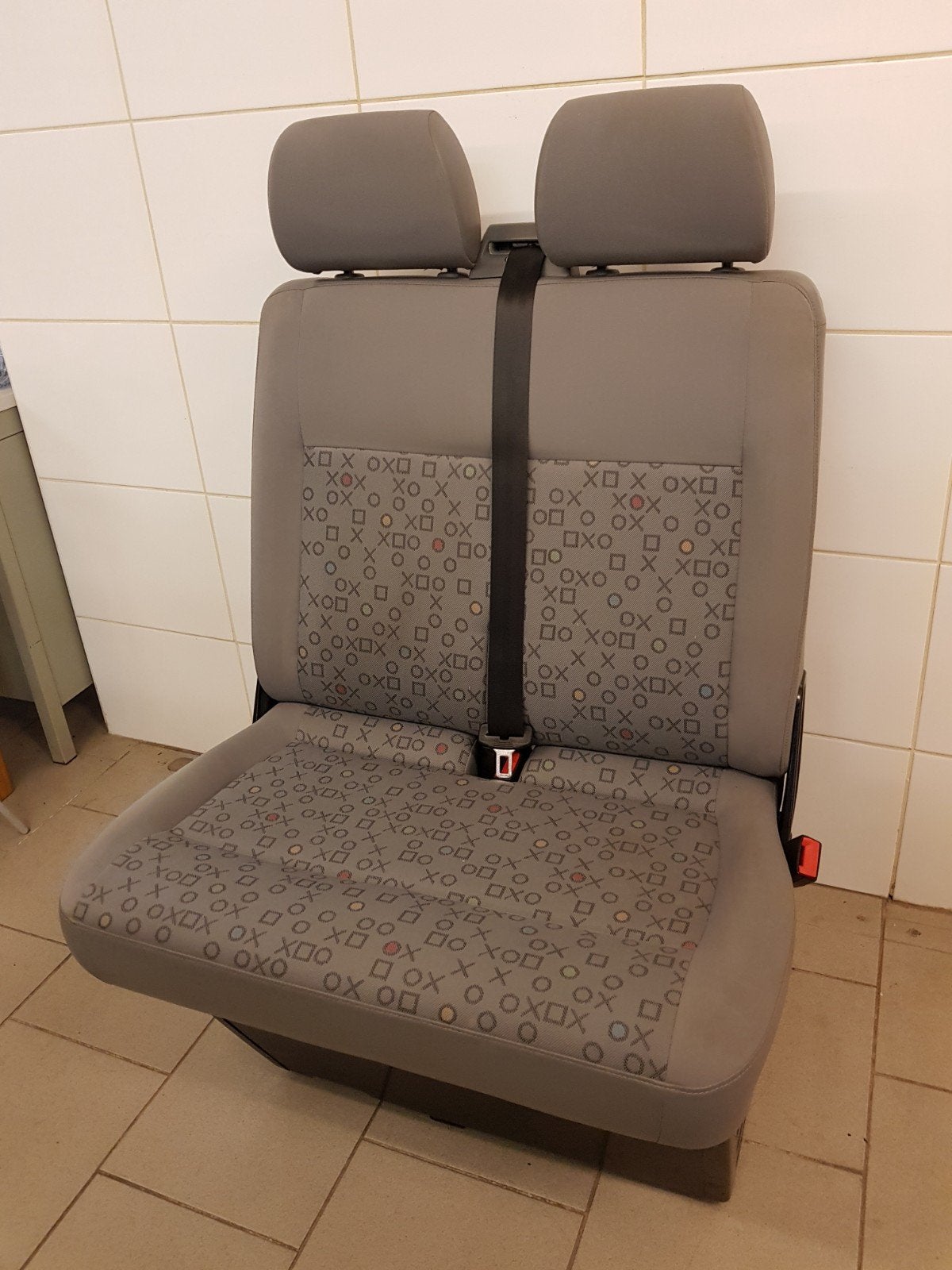 VW TRANSPORTER T5 T6 BIJRIJDERSBANK - 2 ZITS BANK - ZETEL, Auto-onderdelen, Ophalen of Verzenden, Volkswagen