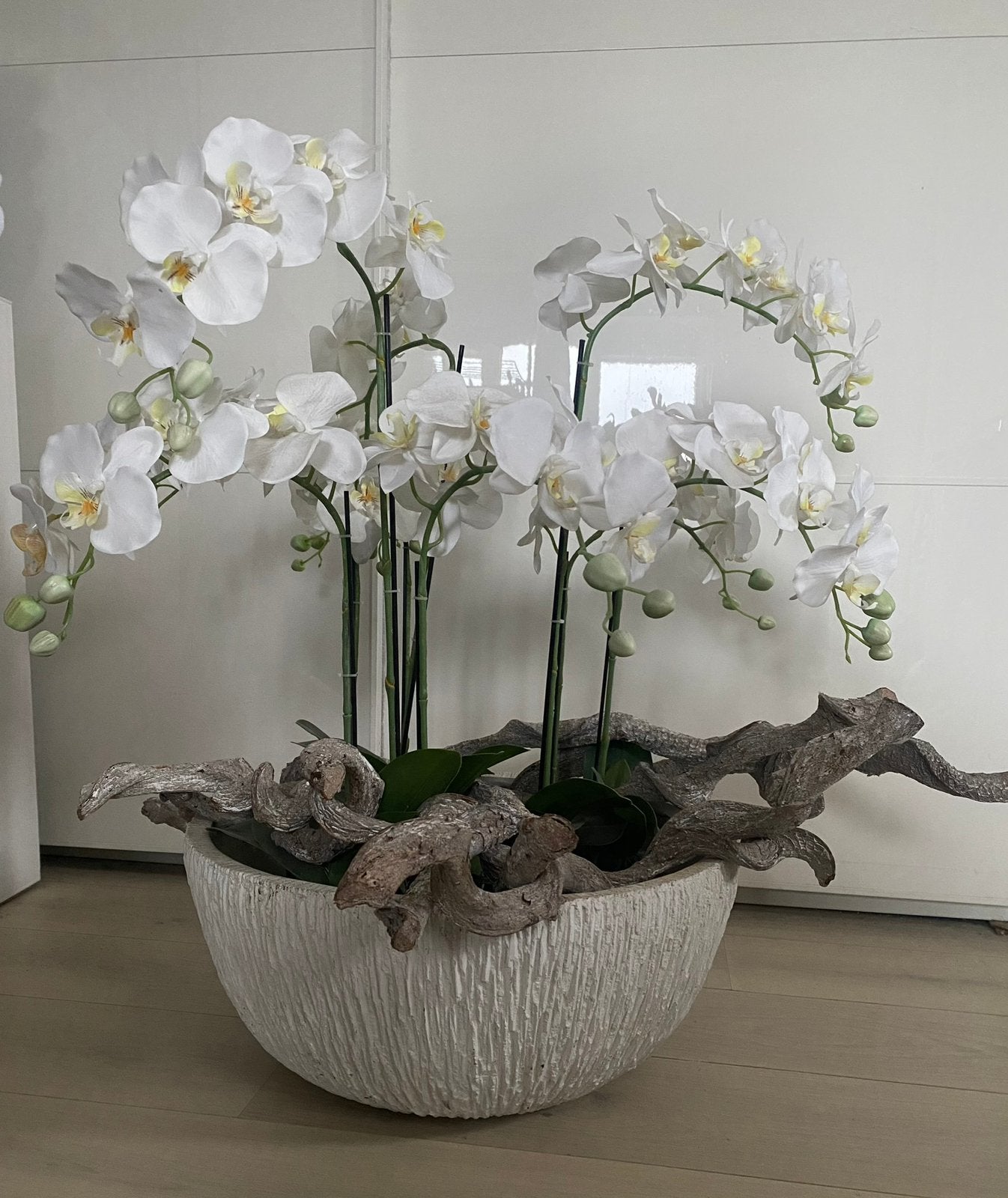 Eyecatcher! XL compleet bloemstuk incl bloempot - orchidee, Ophalen, Binnen, Intratuin, Wit