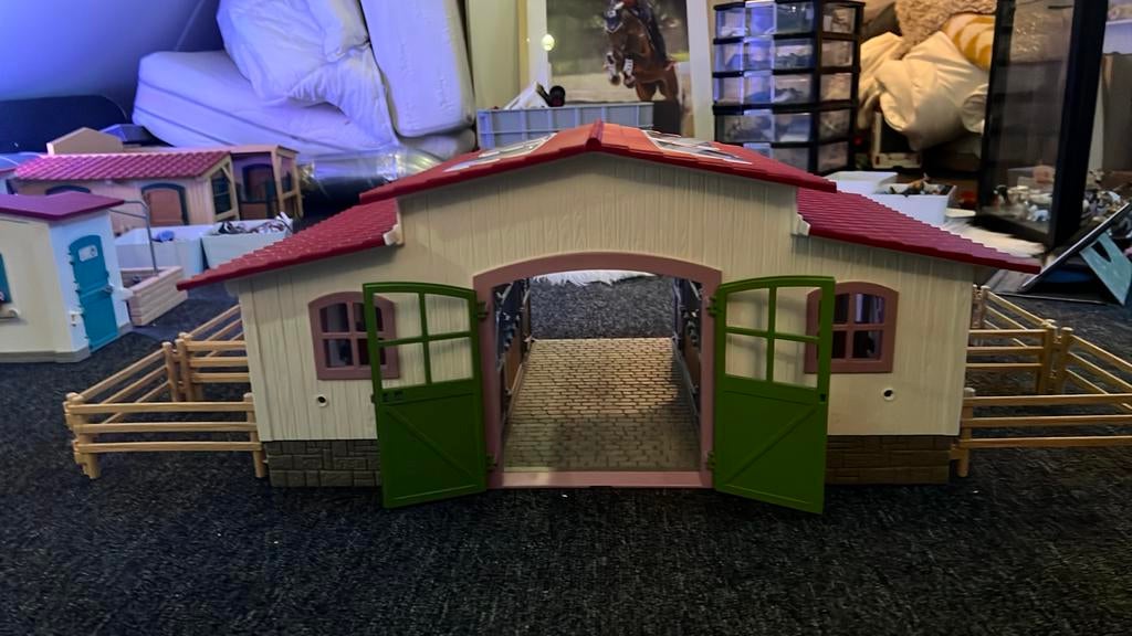 Schleich horse club manege, Ophalen of Verzenden, Zo goed als nieuw