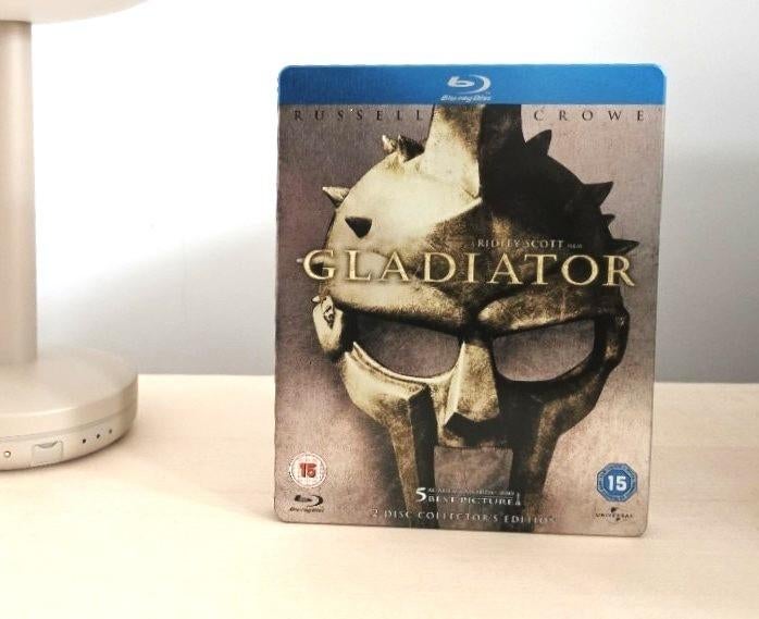 Gladiator (2000) Steelbook Extended Edition Bluray, Ophalen of Verzenden, Zo goed als nieuw, Actie