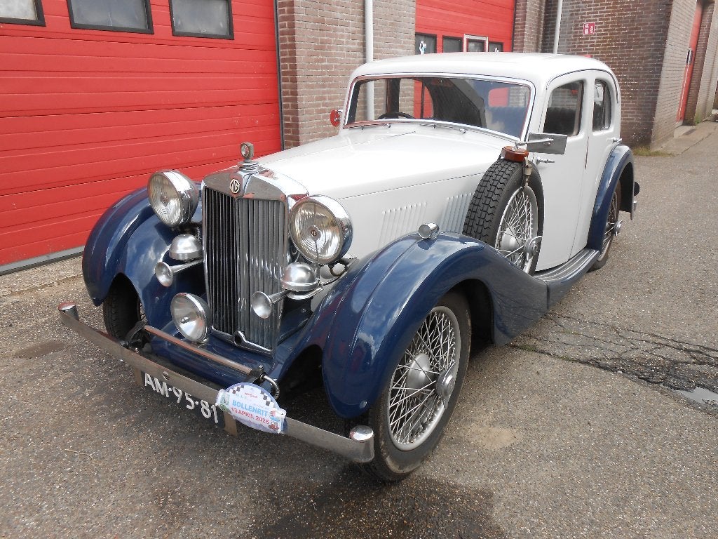 MG VA 1938 Grijs, Auto's, Achterwielaandrijving, Overige modellen, 4 cilinders, 1790 cc