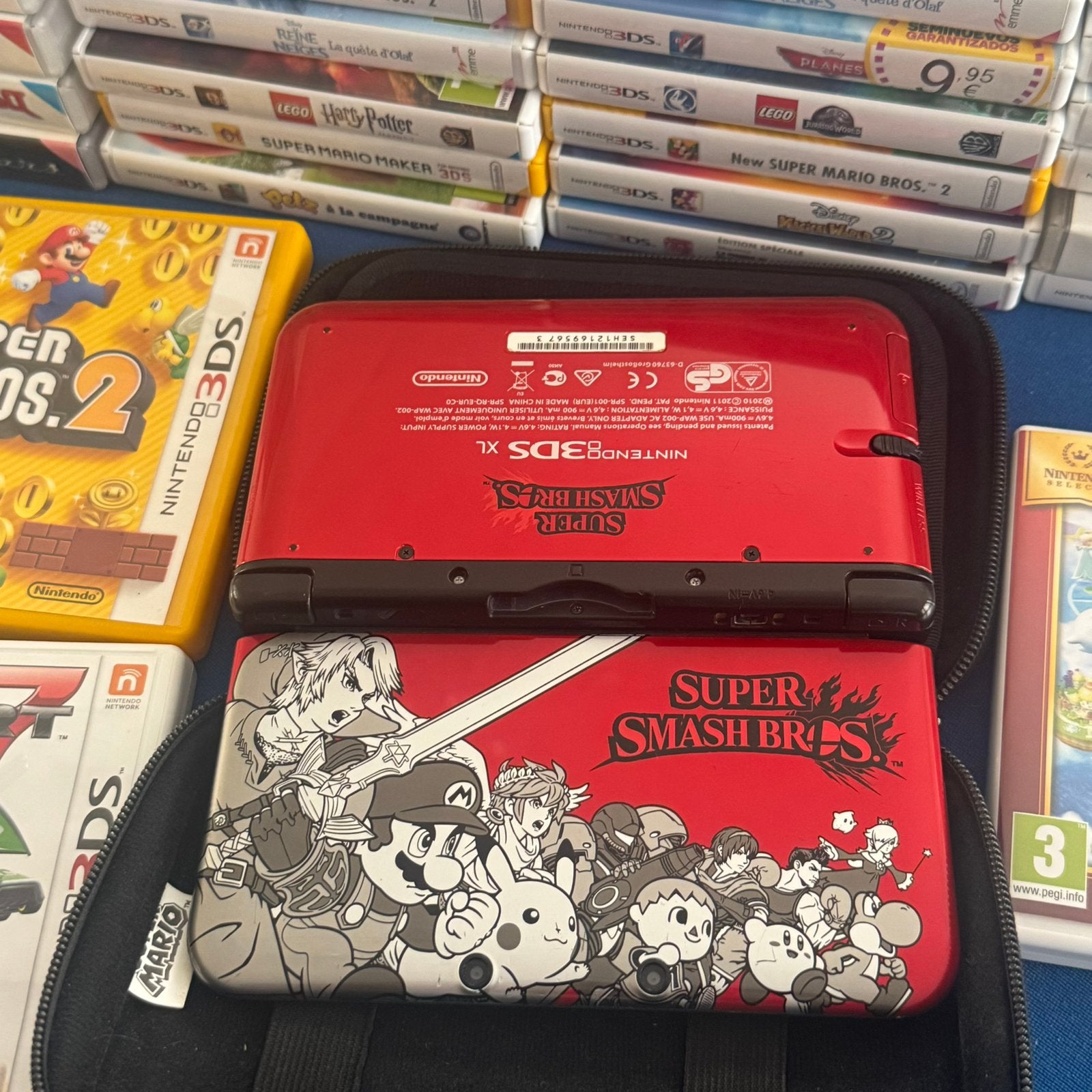 Nintendo 3DS XL Super Smash Bros Limited Edition eShop Games, Spelcomputers en Games, Met games, 3DS XL, Ophalen of Verzenden