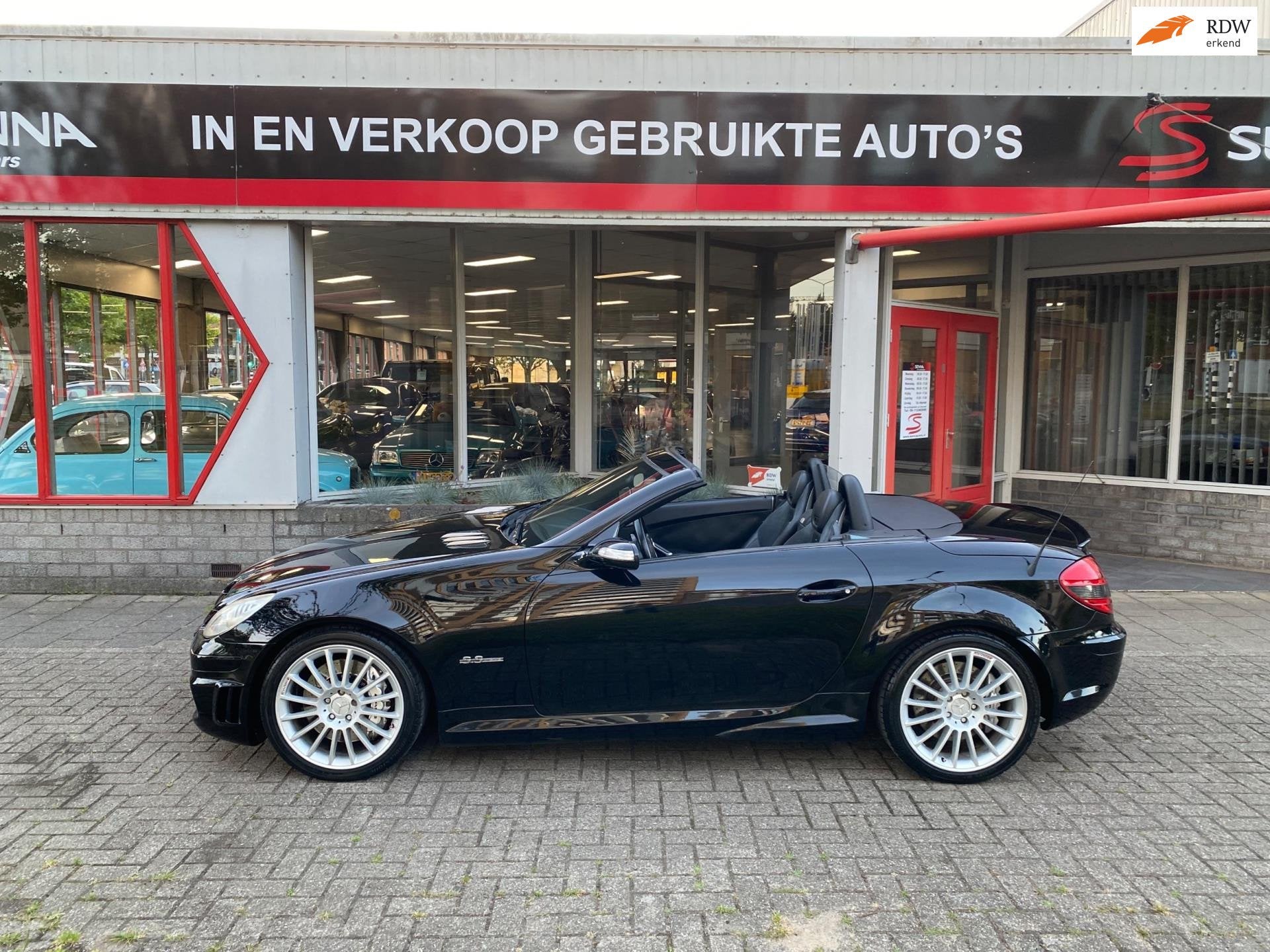 Mercedes-Benz SLK-klasse AMG 55 - V8 - Topstaat - Inr Mog !, Auto's, Automaat, Achterwielaandrijving, Cabriolet, Automatische klimaatregeling