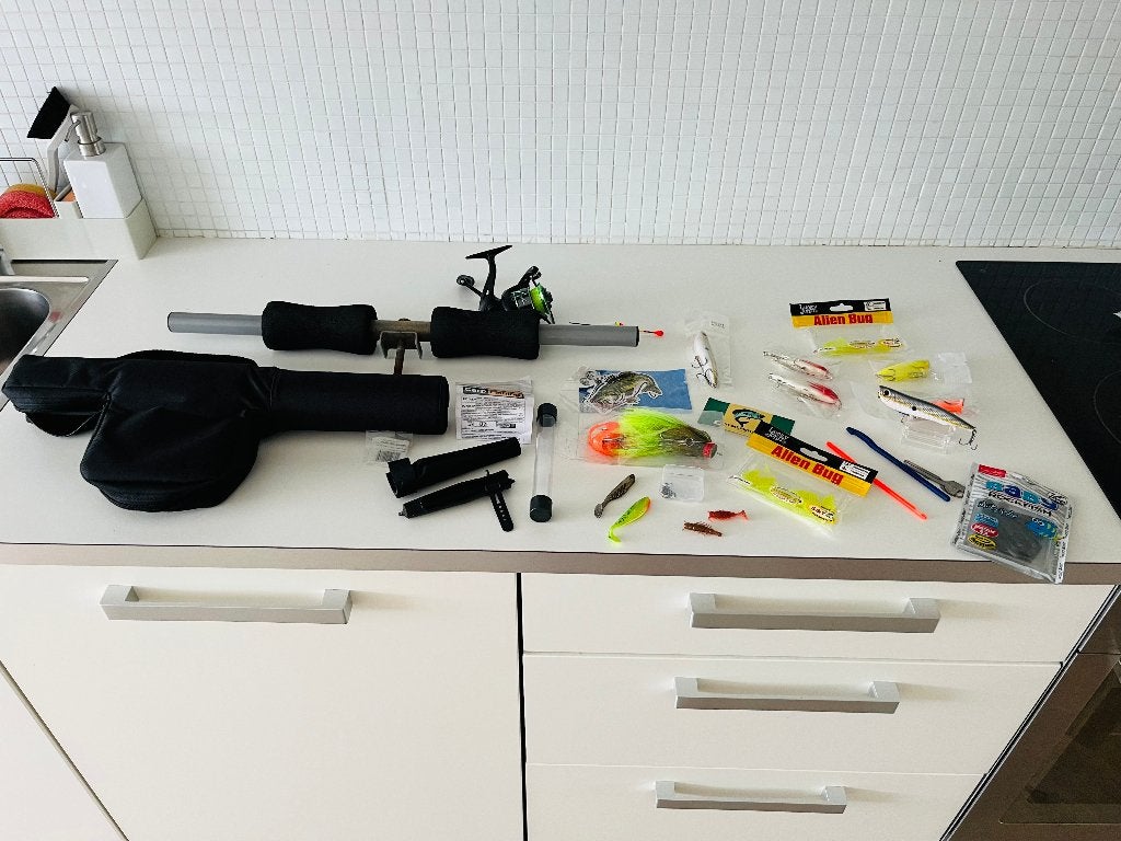 Partij visspullen compleet – roofvis kunstaas, Lucky John, Ophalen of Verzenden, Gebruikt, Complete hengel
