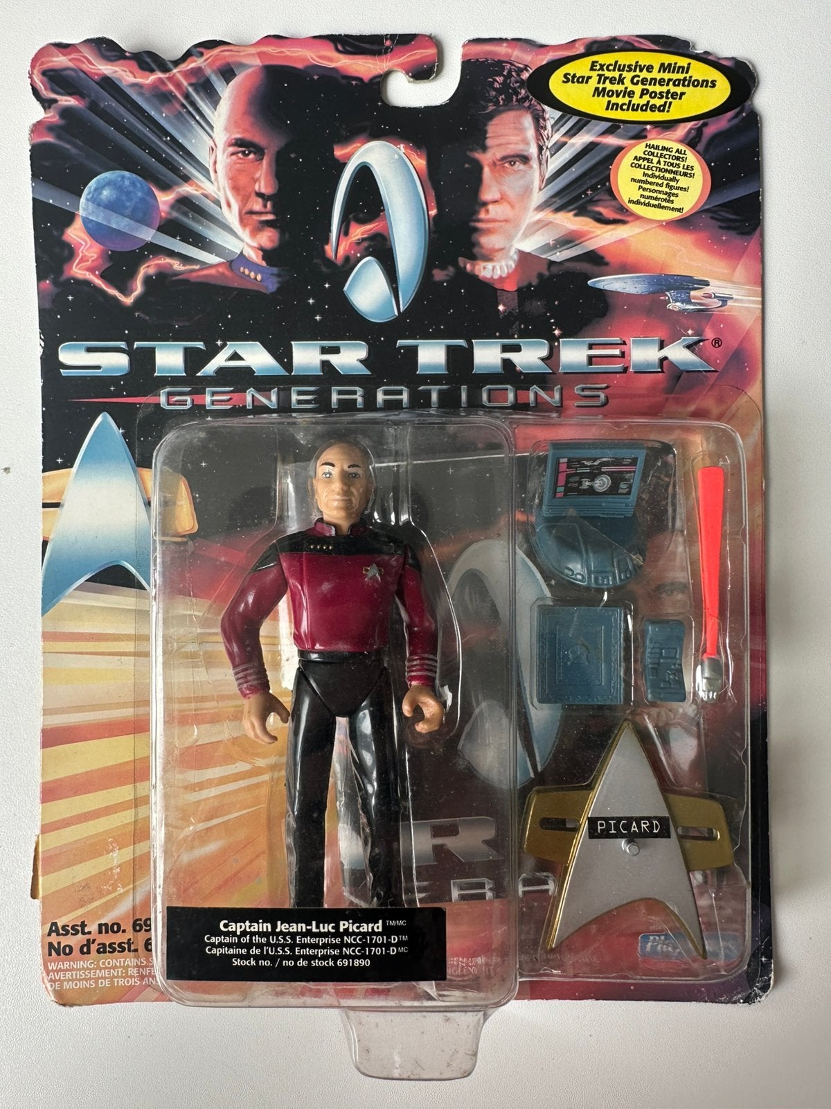 Star Trek Captain Picard in verpakking, Ophalen, Huis en Inrichting