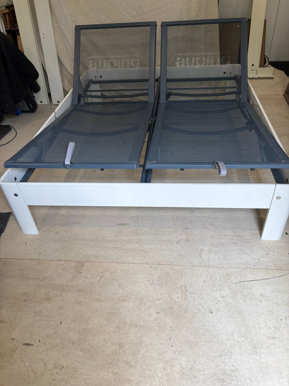 Te koop sen Auping Auronde 160 x200.  41 cm hoog, Huis en Inrichting, Wit, Tweepersoons, Ophalen of Verzenden, 160 cm