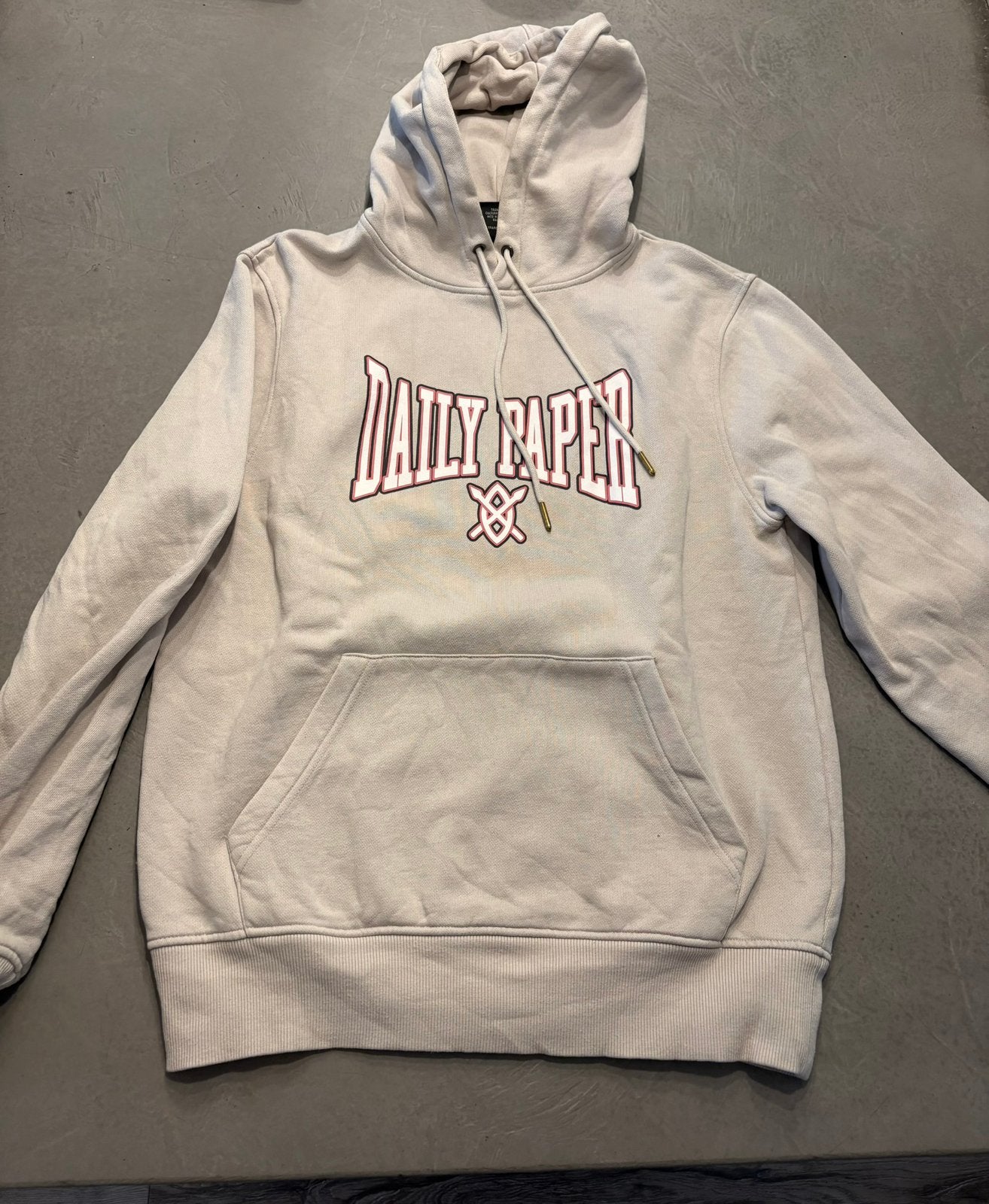 Beige hoodie Daily Paper, Ophalen of Verzenden, Zo goed als nieuw, Maat 46 (S) of kleiner, Beige