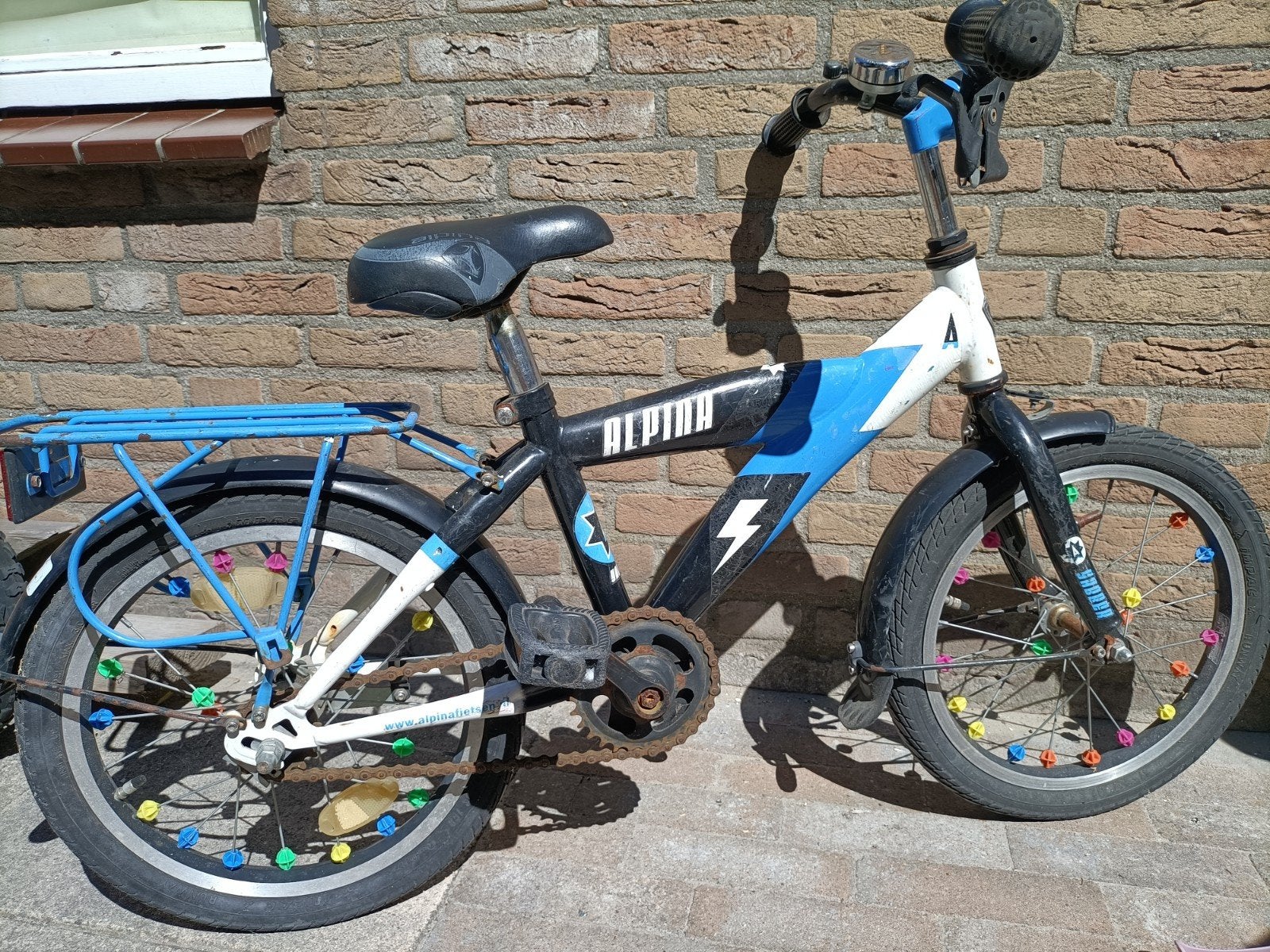 16 inch kinderfiets met terugtraprem - Gebruikt, Ophalen, Gebruikt, 16 tot 20 inch, Alpina
