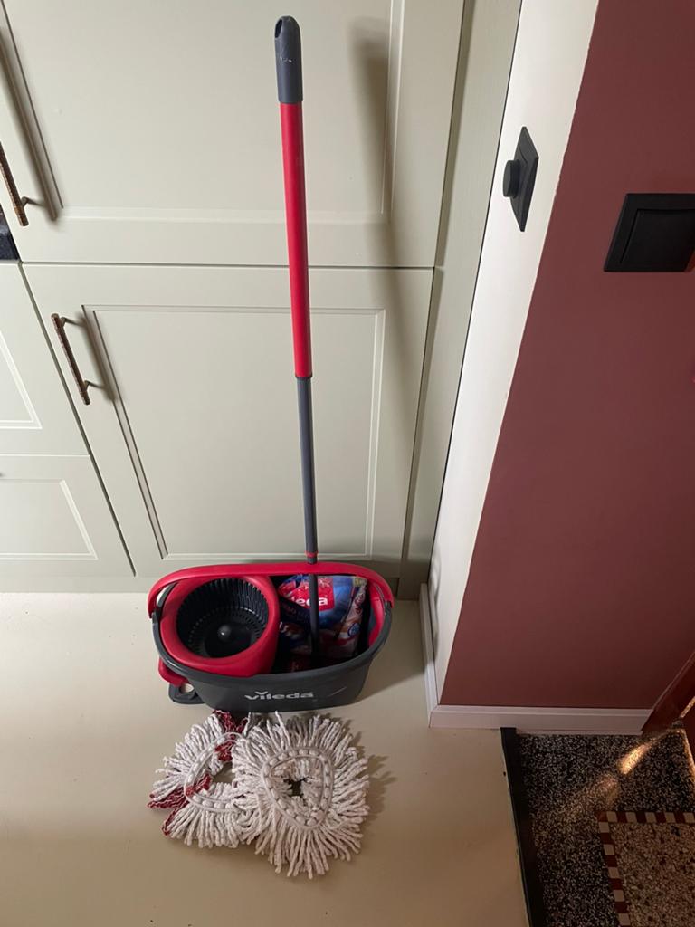 Vileda dweil turbo smart, Ophalen, Dweilemmer, -bak, of -wagen